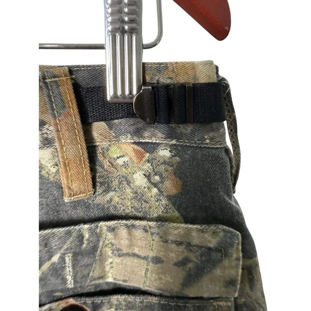 FieldStaff Mossy Oak Camo Hunting Pants Medium Cargo Outdoors Adjustable 32